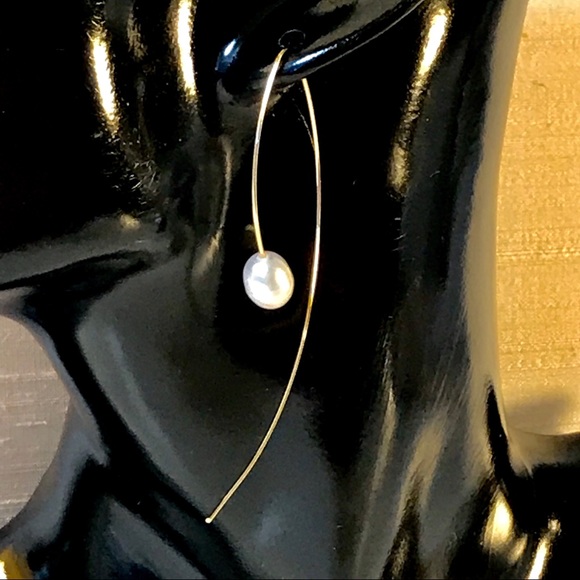 ⚪️ Elegant Freshwater Pearl Earrings ⚪️ - Picture 5 of 9